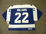 TIGER WILLIAMS Toronto Maple Leafs 1978 CCM Vintage Throwback Away NHL Hockey Jersey