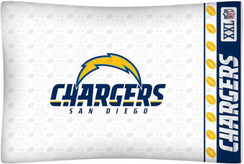 San Diego Chargers Pillowcase - Standard