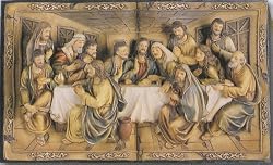 Decorative Plate - The Last Supper - 15in.x9in.x3in. - Imported