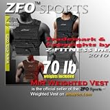 (Weekly Sale) NEW! ZFO-70LBS Adjustable Weighted Vest (WEIGHTS INCLUDED.One size fits all.)