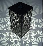 Shadows and Light Starburst Solar LED Votive Lamp