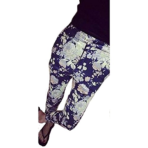 (ケーシティ) k-city 花柄 パンツ フルレングス 柄パン ボトムス