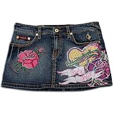 Baby Phat Women's Cyclone Wash Mini Skirt at Baby Phat