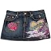 Baby Phat Women's Cyclone Wash Mini Skirt