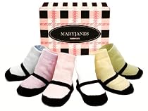 Baby Socks - Mary Jane Pastels Gift Box