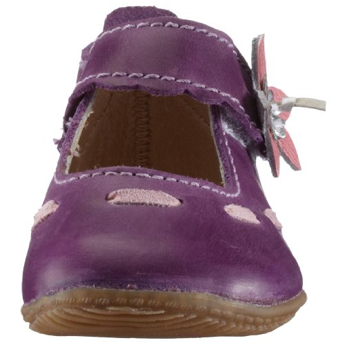 Living Kitzbühel Ballerina Blume 1711, Mädchen Babyschuhe, violett, (Violett 378), EU 23