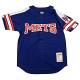 New York Mets Youth Button Down Raglan Sleeve Baseball Jersey by Stitches Athletic Gear