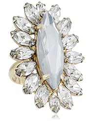 Noir Jewelry Large Stone Clear Ring
