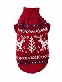 RED - SMALL - Caribou Dog Sweater