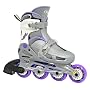Girls Roller Derby Cobra Adjustable Inline Skate - Gray/ Lavender
