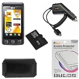 LG KP500 Cookie Unlocked Phone with 3.2 MP Camera 5 Items bundle kit: Cell Phone + Rapid Car Charger + 4GB microSD Card + Black Horizontal Pouch Case + Universal LCD Screen Protector 51fJ5z0AhOL. SL160 LG KP500 Cookie Unlocked Phone with 3.2 MP Camera 5 Items bundle kit: Cell Phone + Rapid Car Charger + 4GB microSD Card + Black Horizontal Pouch Case + Universal LCD Screen Protector