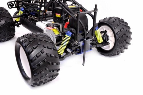 Imagen 7 de Amewi 22089 Monstertruck Big Foot - Camión radio control (28 cc, 2,4 GHz, escala 1:5, RTR) [importado de Alemania]