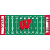 Fanmats Wisconsin Badgers ootball Field Runner
