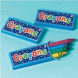 Crayons De Cire (3 x Lot De 4 Crayons De Couleur)