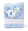 First Moments Hooded Terry Towel for Infants - Blue Puppy