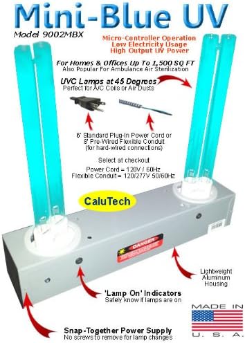 Calutech Mini-Blue UV Air Cleaner Purifier Sterilizer