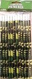 Pencil Party Favors 12/Pkg, Camouflage
