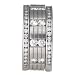 18K White Gold 1 1/3 ct. Machine Set Diamond Wedding Band (F-G Color, VS Clarity)