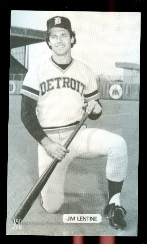 Jim Lentine Detroit Tigers - 1970s J D McCarthy Photo Postcard