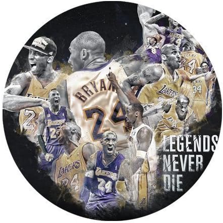 Custom NBA Kobe Bryant Mouse Pad Gaming Round Mousepad CM-1532