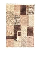 ICONS CORNER Alfombra Efecto Desgastado (Beige)