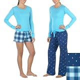 Xhilaration 3-pc. Pajama Set - Turquoise