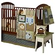 Sumersault Jungle Faces Crib Set - 4 piece