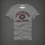 アバクロ ABERCROMBIE&FITCH 並行輸入品 メンズ 半袖 Ｔシャツ 【AMPERSAND MOUNTAIN】グレー