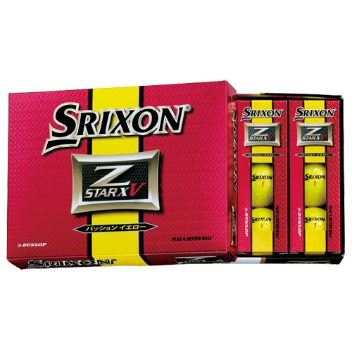 DUNLOP（ダンロップ） 【ゴルフ】【SRIXSON】【1スリーブ】スリクソン Z-STAR XV　イエロー