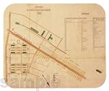 Auschwitz I Map Mouse pad