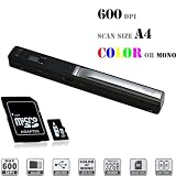 PS 410 Black(micro 8GB included)600DPI Colour & Mono HandyScan Handheld Scanner
