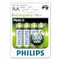 Philips Multi Life NiMH Akku AA Mignon 1300 mAh 4er Pack