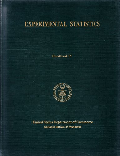 Experimental statistics ([United States] National Bureau of Standards. Handbook)
