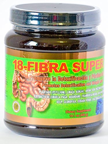 18-Fibra Super Max Dietary Supplement Promotes Detoxification and Weight Loss 14.1 oz (400g)