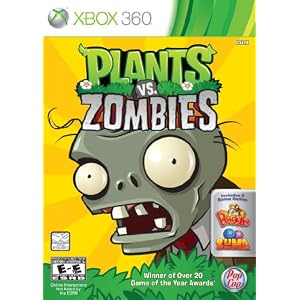 Plants Vs. Zombies Video Game for Xbox 360