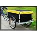 Aosom Bicycle Bike Cargo Trailer-yellow and Black