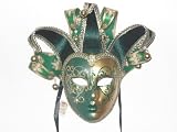 Green Jolly Richi Lillo Venetian Masquerade Party Mask *X1*