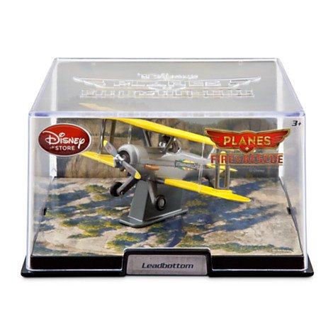 Disney - Planes Fire and Rescue - LEADBOTTOM - 1:43 scale and in display case