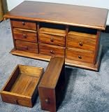 9 Drawer Apothecary Spice - Jewelry Chest Wood New