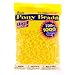 Pony Beads, Lemon Yellow OP, 6 x 9mm, 1000pc Pkg