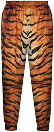 Women Jogging Pants Tiger 3D Fashion Sports Casual Autumn Sweatpants (S)