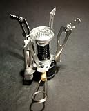 Ultralight Backpacking Canister Camp Stove Burner with Piezo Ignition 3.9oz
