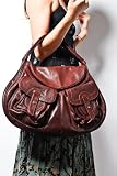 Bulga - Women's Agape Cowhide Shoulder Bag (Brandy)