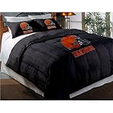 Cleveland Browns Comforter Set: Twin Comforter with Shams