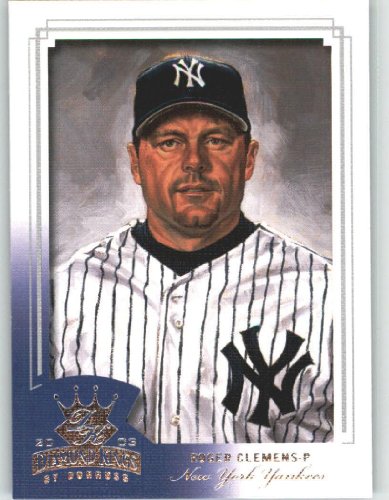 2003 Donruss Diamond Kings #41 Roger Clemens - New York Yankees (Baseball Cards)