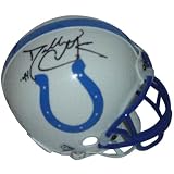 Dallas Clark Autographed/Hand Signed Indianapolis Colts Mini Helmet