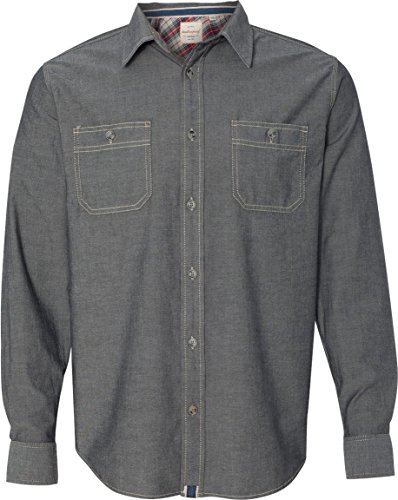 Weatherproof Vintage Chambray Long Sleeve Shirt. 154885