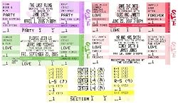 Custom Concert Tickets, Orange