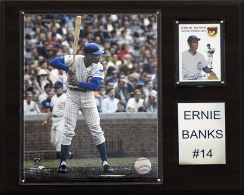 MLB Ernie Banks Chicago Cubs Player Plaque