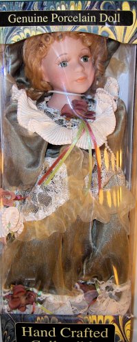 Childrens Toyshop  Toys : Christmas Porcelain Doll